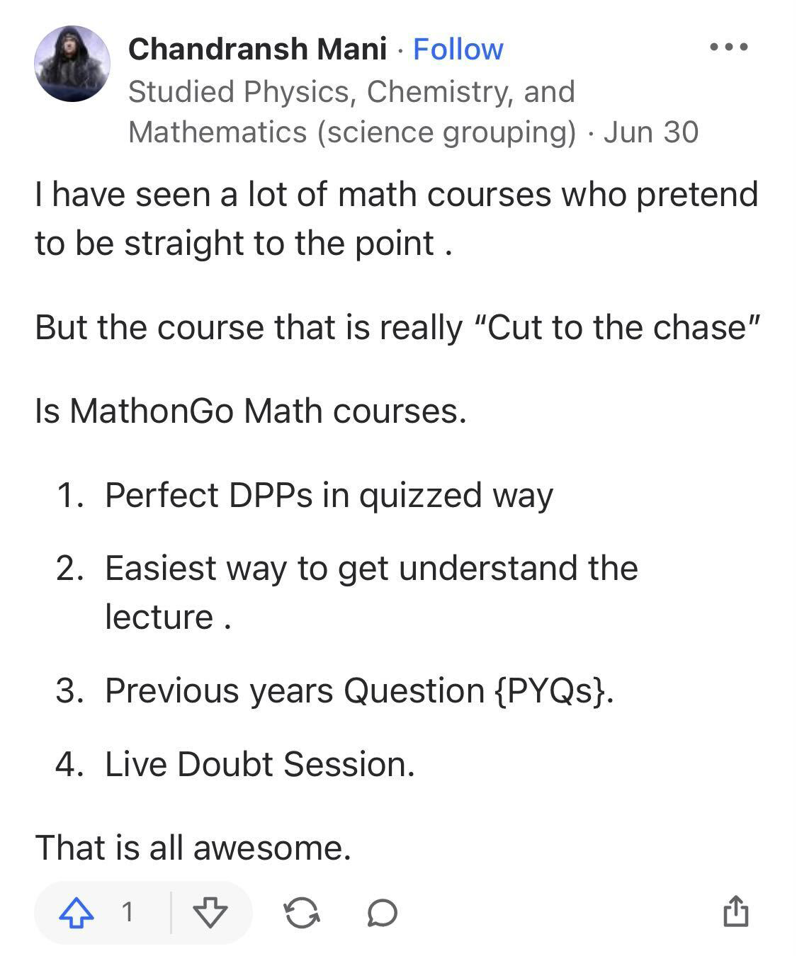 review