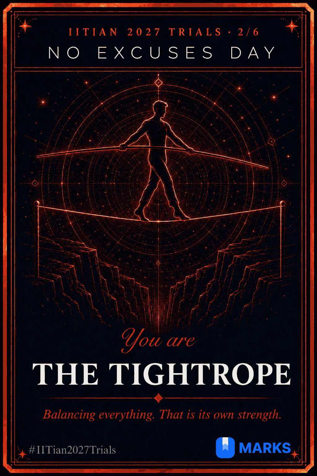 THE TIGHTROPE card
